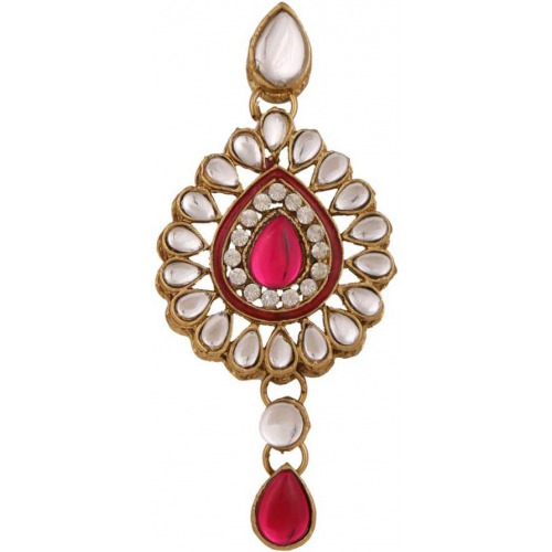 Alloy Gold-plated Jewel Set  (Pink)