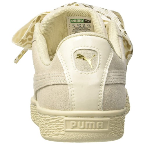 Puma Girls Suede Heart Athluxe Jr Whisper White-PUM Sneakers