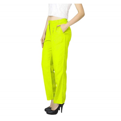 Womens Straight Fit Formal Trousers