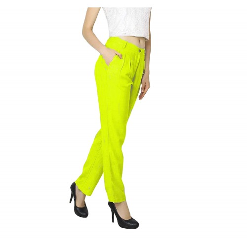 Womens Straight Fit Formal Trousers